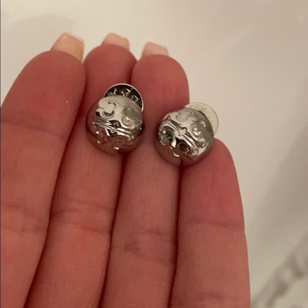 Silver Tory Burch Earrings